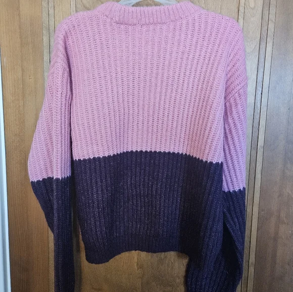 NWT Scotch & Soda Amsterdam Pink Purple Women's Sweater L - Picture 7 of 7